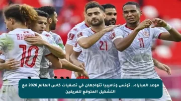 موعد المباراة.. تونس وناميبيا تتواجهان في تصفيات كأس العالم 2026 مع التشكيل المتوقع للفريقين